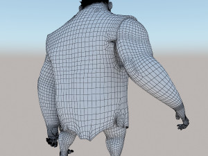 grug crood character Modèle 3D