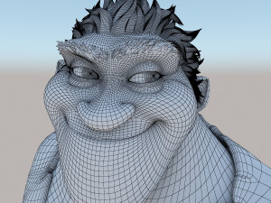 grug crood character Modèle 3D