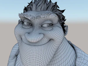 grug crood character 3D Model
