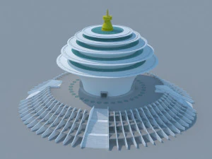 lumbini Nepal Model 3D