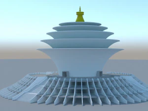 lumbini Nepal Model 3D