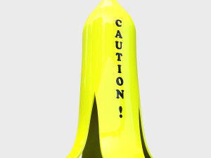 Banana wet caution 3D Baskı Modeli