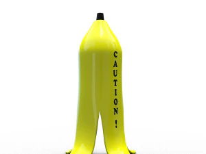 Banana wet caution 3D Print Model