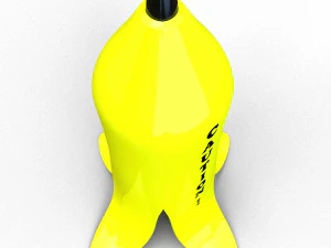 Banana wet caution 3D Print Model