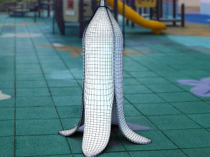 Banana wet caution 3D Print Model