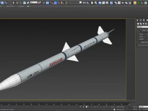 Missile aim-120 c 3D Model