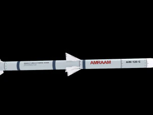 Missile aim-120 c 3D Model