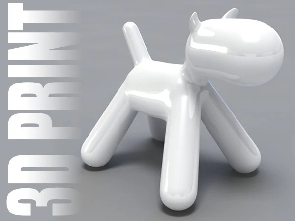 Puppy chair 3d print 3D Print Model .c4d .max .obj .3ds .fbx .stl .blend 