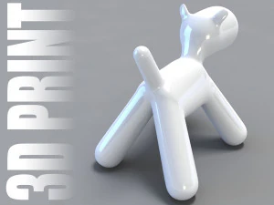 Puppy chair 3d print 3D Print Model