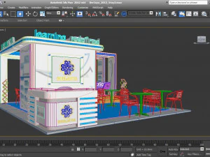 berjaya exhibition 6x7 booth 3D Model