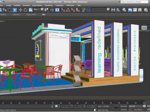 berjaya exhibition 6x7 booth 3D Model