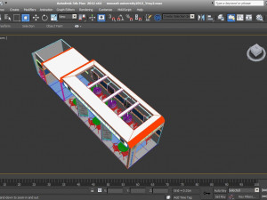 monash university exhibition 3x12 booth 3D Model