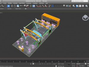 toc exhibition 6 x 15 booth 3D 模型