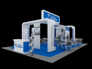nottingham university exhibition 6x9 booth 3D Model
