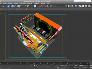 toc exhibition 6x6 booth 3D Model