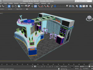 geovision exhibition 6x6 booth 3D Model