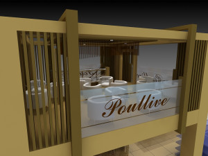 poullive exhibition 6x18 booth 3D-Modell
