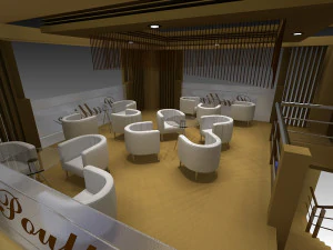 poullive exhibition 6x18 booth 3D Model