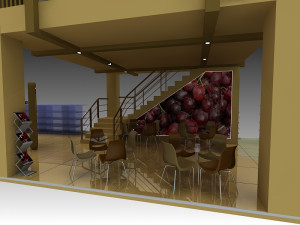 poullive exhibition 6x18 booth 3D-Modell