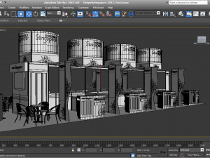 uniquely singapore exhibition 6x15 booth 3D Model