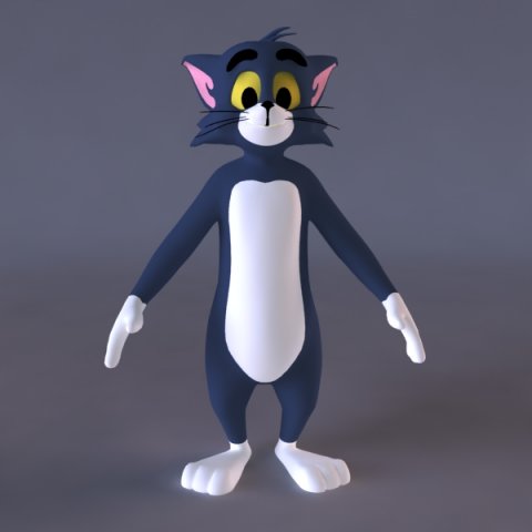 tom 3d character Model 3D .c4d .max .obj .3ds .fbx .stl .blend 