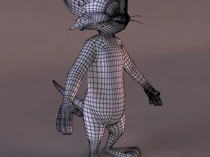 personagem 3D de Tom Modelo 3D