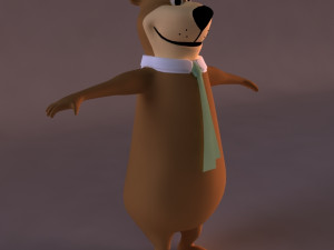 yogi bear 3d character 3D मॉडल