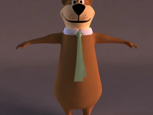 yogi bear 3d character 3D Model