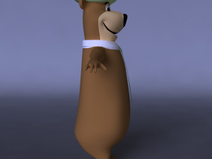 yogi bear 3d character 3D Model