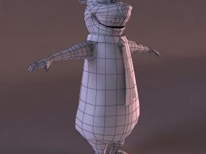 yogi bear 3d character 3D Model
