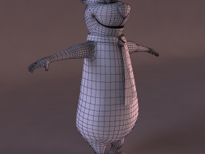 yogi bear 3d character 3D Model