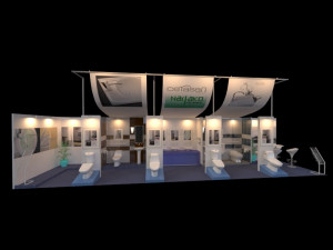 nagako 25 x 12 booth Modelo 3D