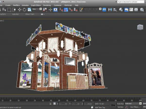 philippines 6 x 6 exhibition booth 3D Model