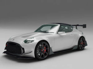 toyota s-fr concepto de carreras de autos Modelo 3D