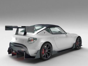 toyota s-fr racing concept car 3D 모델