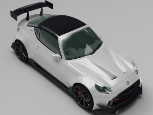 toyota s-fr racing concept car 3D 모델