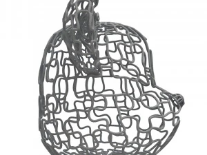 wire bearbrick head 3D Model
