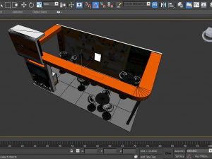 vision college exhibition booth 3D Model