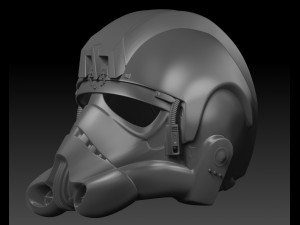 at-at helmet 3d print model Modèles 3D en vedette