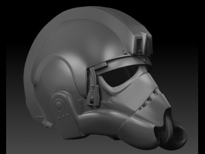 at-at helmet 3d print model Modèles 3D en vedette