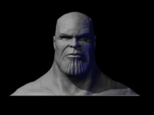 thanos 3d print 3Dプリントモデル