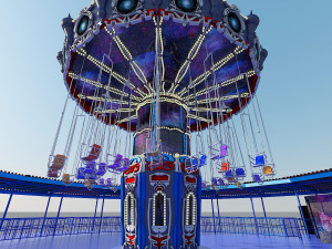chair swing ride 3D Model