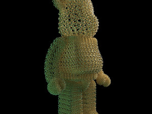 bearbrick knight 3D 모델