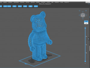 bearbrick knight 3D 모델