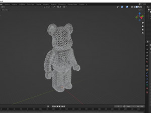 bearbrick knight 3D 모델