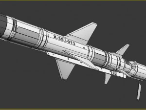 KH-35 Missiles 3D Model