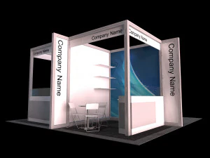 Maxima structure booth 3D Model