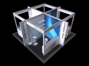 Maxima structure booth 3D मॉडल