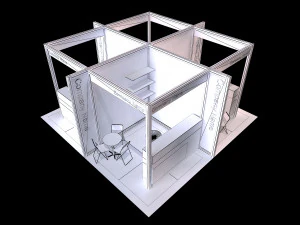 Maxima structure booth 3D Model