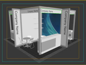 Maxima structure booth 3D Model